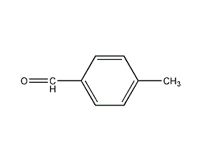 structural formula of p-methylbenzaldehyde