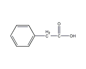 phenylacetic acid structural formula