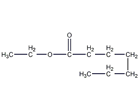 structural formula of ethyl enanthate
