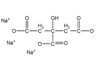 trisodium citrate structural formula