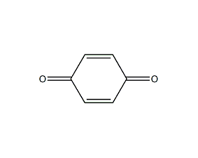 structural formula of p-benzoquinone