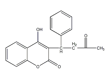 structural formula of warfarin