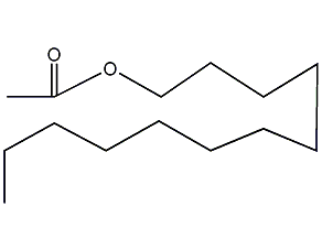 lauryl acetate structural formula