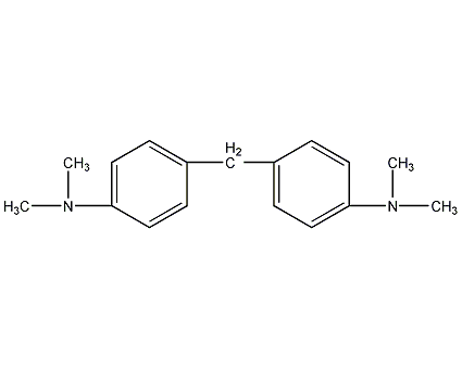 4,4'-methylenebis(n,n-dimethylaniline) structural formula