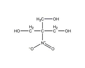 tris(hydroxymethyl)nitromethane structural formula