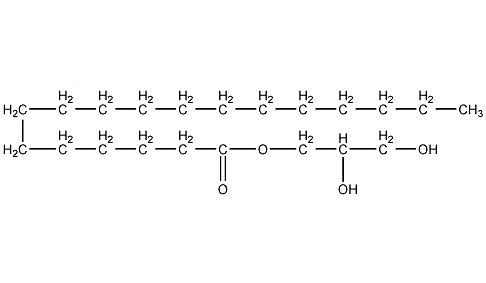 glyceryl monostearate structural formula