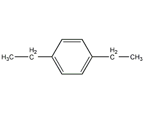 structural formula of p-diethylbenzene
