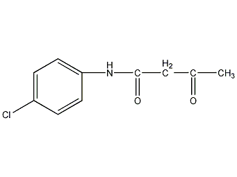 structural formula of p-chloroacetoacetanilide
