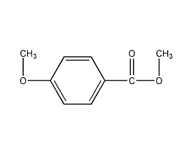 4-methoxybenzoic acid methyl ester structural formula