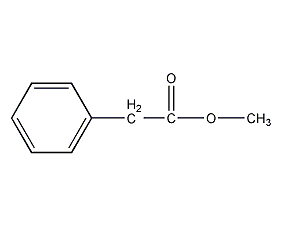 structural formula of methyl phenylacetate