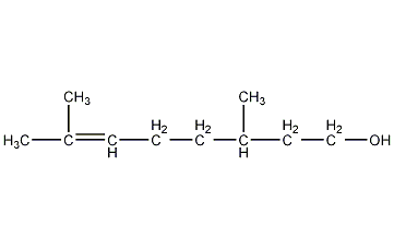 citronellol structural formula