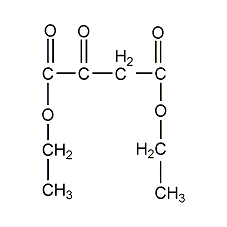 structural formula of diethyl butanonedioic acid