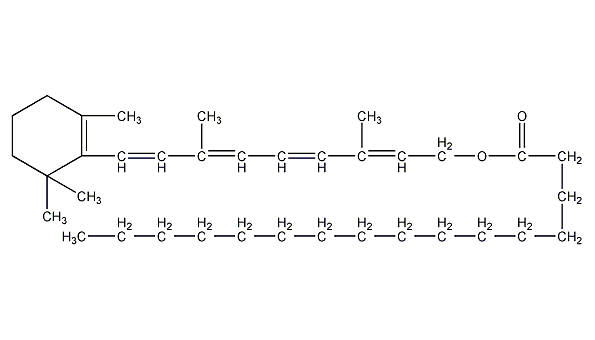 retinyl palmitate structural formula