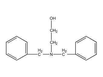 n,n-dibenzyl-2-ethanolamine structural formula