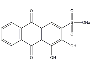 alizarin red s structural formula