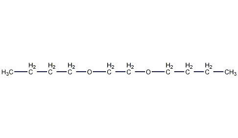 ethylene glycol dibutyl ether structural formula