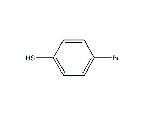 structural formula of p-bromothiophenol