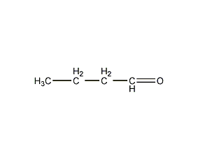 butyraldehyde structural formula
