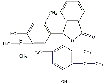thymol peptide structural formula