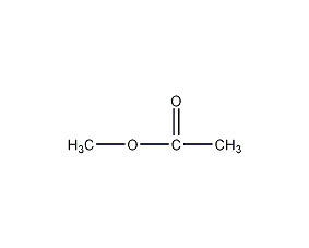 methyl acetate structural formula