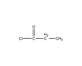 propionyl chloride structural formula