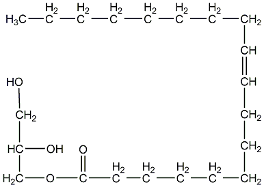 glyceryl oleate structural formula