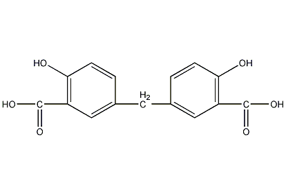 methylene disalicylic acid structural formula
