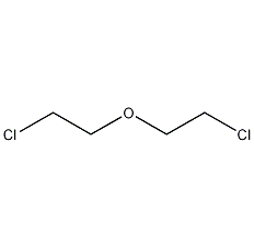 bis(2-chloroethyl)ether structural formula