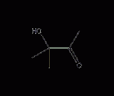 3-hydroxy-3-methyl-2-butanone structural formula