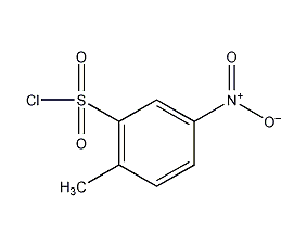 2-methyl-5-nitrobenzenesulfonyl chloride structural formula