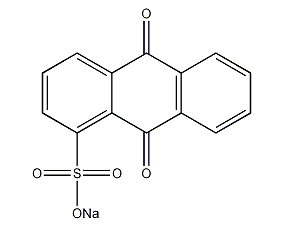 anthraquinone-1-sodium sulfonate structural formula