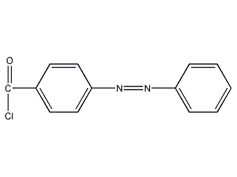 p-phenylazobenzoyl chloride structural formula