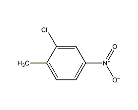 2-chloro-4-nitrotoluene structural formula