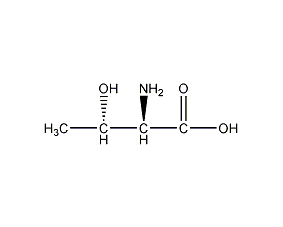 dl-threonine structural formula