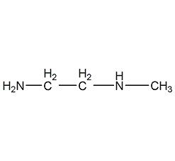 n-methylethylenediamine structural formula