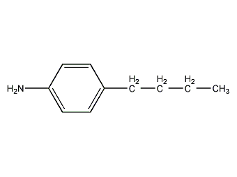 4-butylaniline structural formula