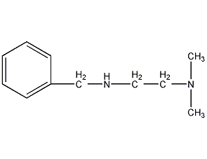 n'-benzyl-n,n-dimethylethylenediamine structural formula