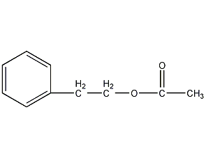 2-phenethyl acetate structural formula
