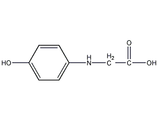 n-(4-hydroxyphenyl)glycine structural formula