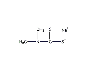 sodium dimethyldithiocarbamate structural formula