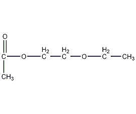 ethylene glycol ether acetate structural formula