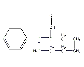 α-hexylcinnamic aldehyde structural formula