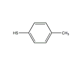 structural formula of p-cresolthiophenol