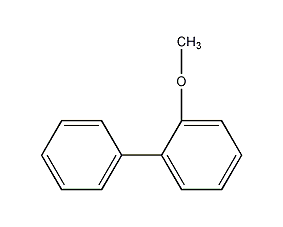 o-methoxybiphenyl structural formula
