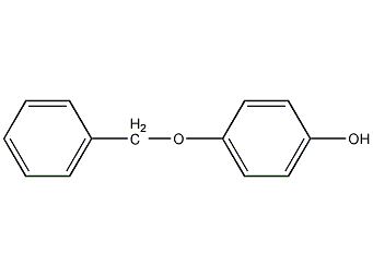 4-benzyloxyphenol structural formula