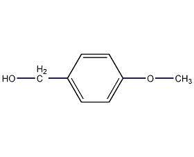 4-methoxybenzyl alcohol structural formula