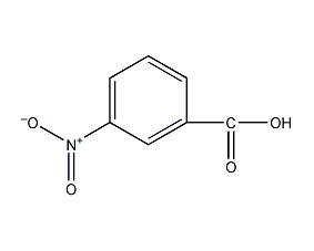 m-nitrobenzoic acid structural formula