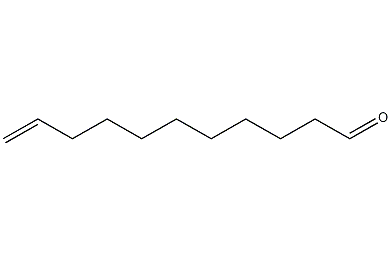 10-undecenal structural formula
