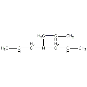 triallylamine structural formula