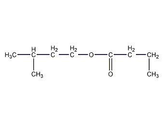 isoamyl butyrate structural formula